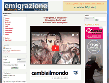 Tablet Screenshot of emigrazione-notizie.org